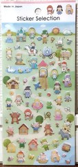 GAIA Fairy Tale PET Sticker Selection Alice Snow White Cinderella MADE IN JAPAN