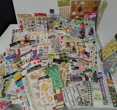 175+ Pieces Huge Lot Scrapbooking Stickers Embellishments NEW Many Occasions