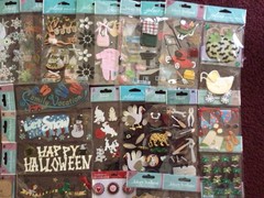 HUGE JOLEES STICKER LOT~60 Pks.~Mixed Themes~Many Rare & HTF~NEW