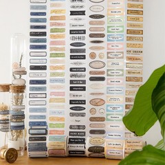 822pcs Vintage Motivational Quote Stickers Set, Decorative Tape for Scrapbooking