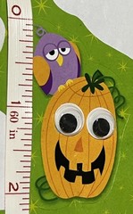 Rare Vintage Stickers Collectible Halloween Googly Eyes Pumpkin Monster Creature