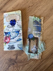 Shabbydabbydoodah Style Junk Journal Embelishment Kit 1st Class Mail Envelope