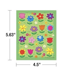 NWT Flowers Shape Stickers. 96 Stickers.