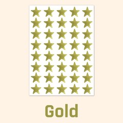1000 Pack, Gold Foil Star Metallic Stickers, 0.6″ Diameter