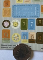 DAY DREAM BELIEVER ALPHABET Glitter Stickers(212pc)Lower-Case Letter•Card Making