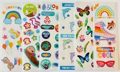 39 STICKER SHEETS LOT, Bulk stickers PK, Mxd Themes BABY BIRTHDAY SAFARI JUNGLE