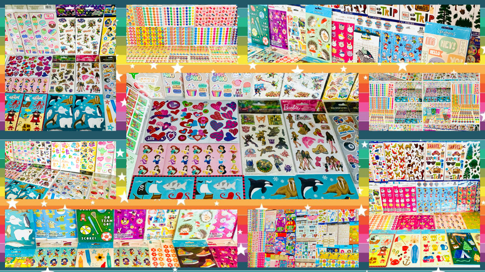 5559+ STICKERS Lot GIRLY Planner All Themes & JoJo HALLMARK Kid Squad Girls