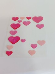 Lot of 5 Scrapbook Sticker Decoration Sheets Medical Movies Love Romance Hearts
