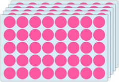 1000 Pieces, 1 Inch – Pink Dot Stickers, round Circle Dots Sticky Labels