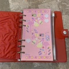 Vintage Stickopotamus Gingham Sticker Binder Book Zipper Pouch Stickers Sheets!