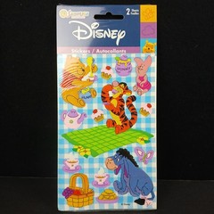 Vintage SandyLion Winnie the Pooh Picnic Stickers Eeyore Tigger New 2 Sheets