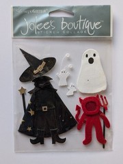 Jolee’s Spooky Halloween Costumes Witch Devil Ghost Scrapbooking Stickers