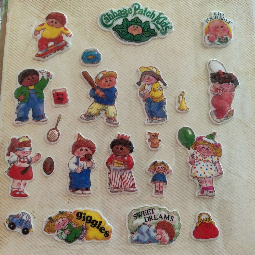 80s Sticker Collection-Gremlins, Ninja Turtles, Daffy, Cabbage Patch, 🌈 Bright