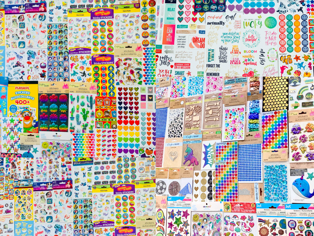 729+ Theme STICKERS! Animals Hearts Stars Rainbows Unicorns Princess Superheroes