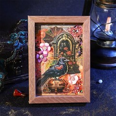 Magic Witch Gothic PET Stickers Gold Foil Bullet Journal Card Scrapbook Supplies