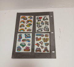 Vintage 1980s Vending Machine Prism Sticker Sheets Unicorn Rainbow Lot 8 65 Pcs