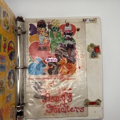 Vtg 1980s Small World Sticker Book Sanrio Scratch Sniff Hello Kitty 10 Pgs Album