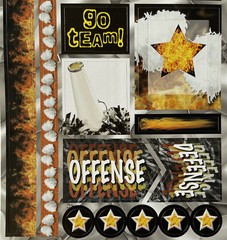 MEGAPHONES Cardstock Sticker (23pc)Scrappin’ Sports•Cheerleading •Team•Star•Yeah