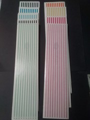 Creative Memories – Lot Of 100 – 12″ X 3″ Stickers – Colored Strips