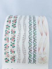 Vintage Sandy Lion Sticker Roll Wedding Border Scrapbooking Sandylion Craft
