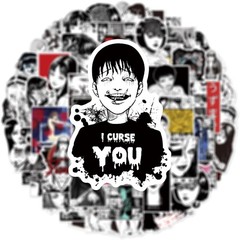 50Pcs Manga Tomie Stickers Mixed Pack,Junji Ito Cartoon Characters Stickers M…