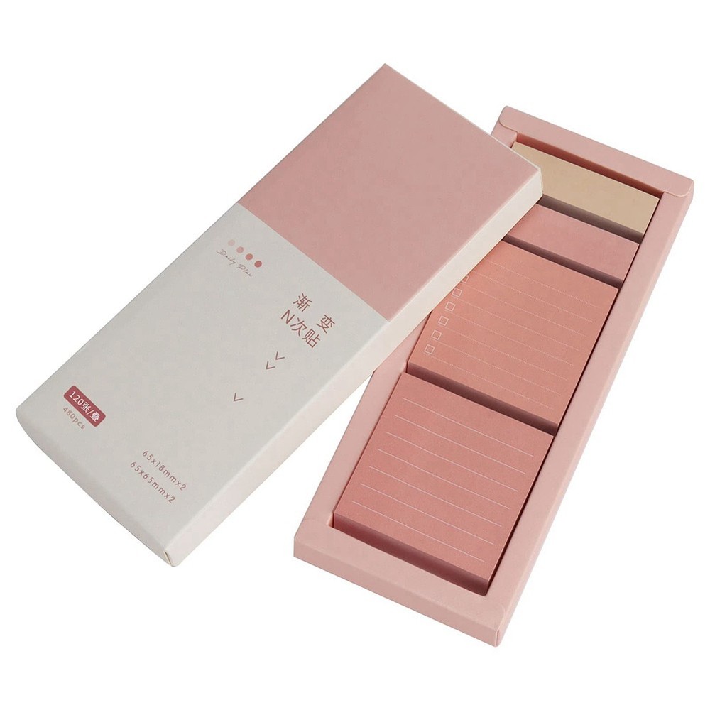Portable Blank Sticky Notes, Self-Stick Index Tabs Organizer for Planner,5915