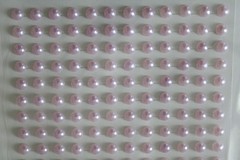 PINK Gemstone Jewel Glitter Facet Cut Sticker Embellishments Assortment Lot of 9
