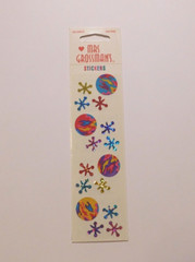 Mrs. Grossman’s Lot 2 Strips Brand New Package ~Sparkle Jacks~ Stickers HTF