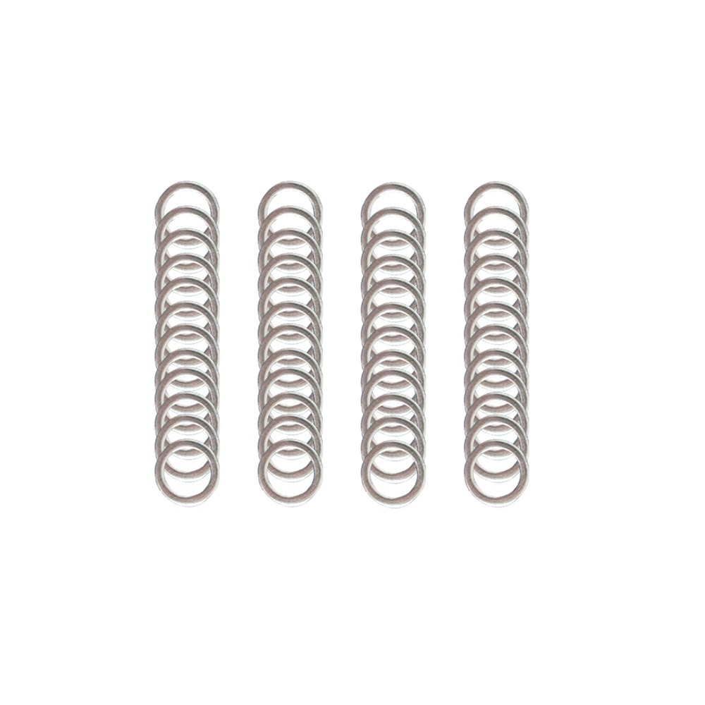 M3x5mm Steel Shim Washers Kit 48pcs – Ultra Thin Precision Spacers 0.1/0.2/0….