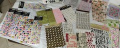 Alphabet Letter Stickers Large Lot Scrapbooking NEW and USED