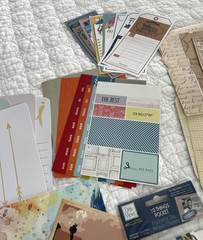 225+ pcs Lot Junk Journaling Scrapbooking Mixed Media Ephemera Destash
