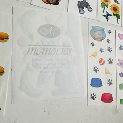 Vintage Stickers Mrs Grossmans LOT Fruit Letters Flowers Hair Assorted Summer