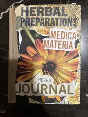 Unfinished Herbal Junk Journal Naked Base Kit Botanical Herbs Scrapbook Craft