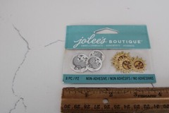 EK Success Jolee’s Boutique Embellishments Celestial Suns and Moons Scrapbooking
