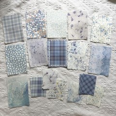 100PCS Vintage Floral Scrapbook Paper,Textured Paper Assorted Set, Special Paper