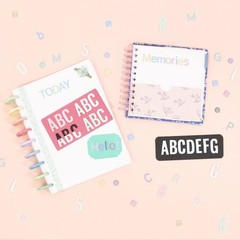 – Alphabet Puffy Stickers in Uppercase and Lowercase, Numbers and Special Cha…