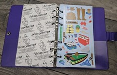 Stickopotamus Hippo Pocket Sticker 6-Ring Binder Full Album, Fuzzy, Sparkle..