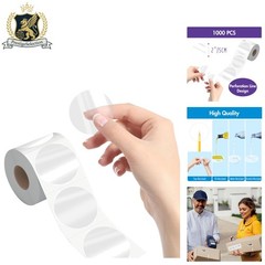 Professional Quality 1000 PCS Transparent Seal Stickers – Perfect for Gifts