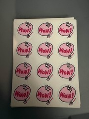 Vintage TREND Scratch and Sniff Stickers Loose / Full Sheet Of 12 «Wow!»