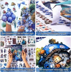 Dual Material Sticker Book – Alice in Wonderland