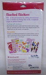 EK Success American Girl Crafts Stacked Stickers Sports Dolls Skateboard Yoga