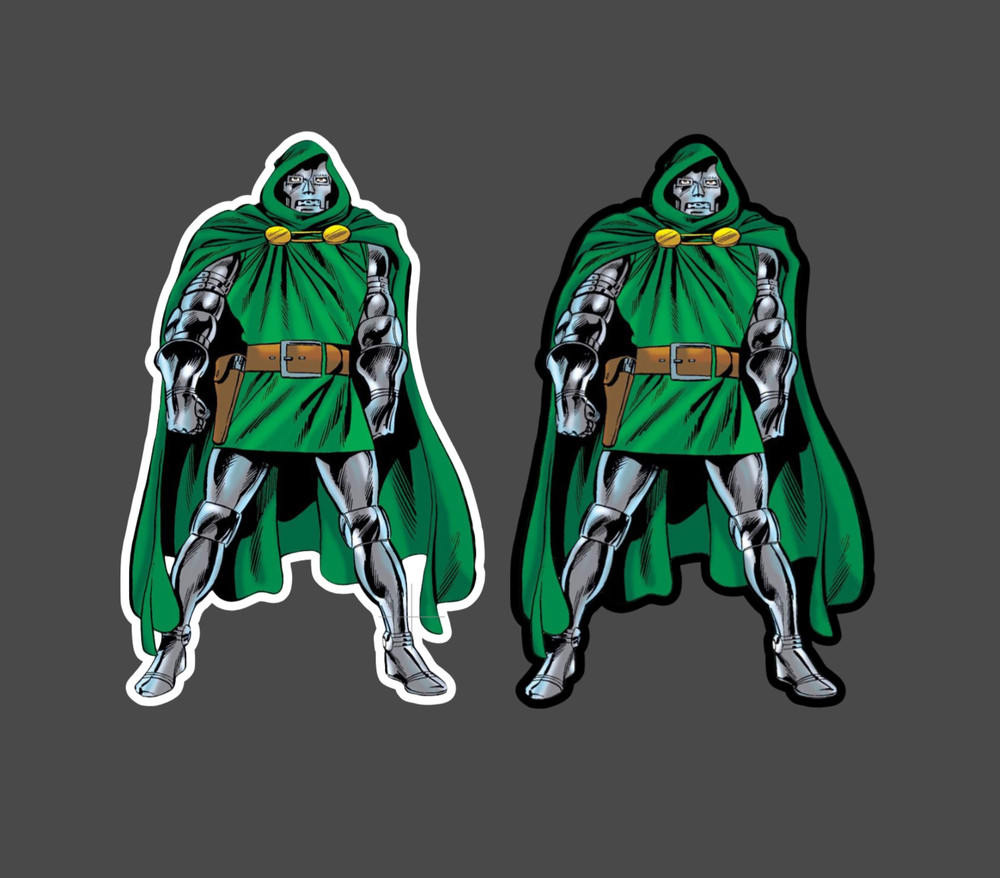 Fantastic Four Dr. Doom Sticker Decal