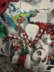 Large Lot Of Christmas Craft Embellishments