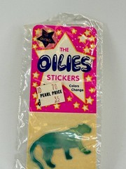 Vintage Oilies Liquid Crystal Panther Sticker NOS Sealed USA Color Change