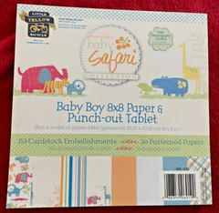 «Baby Boy» Theme Scrapbooking 12×12 Paper & Embellishments; New