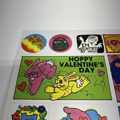 Vtg 1985 Stickers Troll Associates Reading Book Club School Valentine Theme NEW