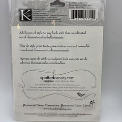 Dimensional Wedding & Love Theme Scrapbooking Stickers – Lot Of 4