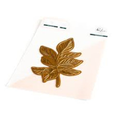 PINK FRESH – METAL CUTTING DIE- HOT FOIL PLATE – DETAILED LEAF