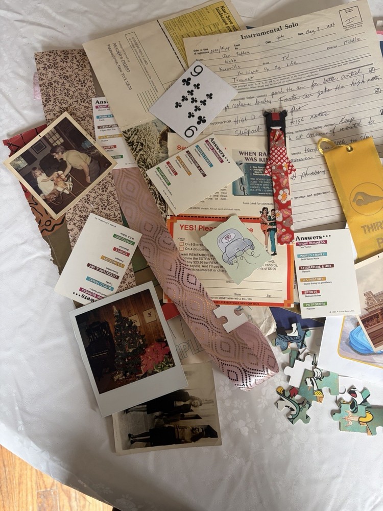 125+ Piece Junk Journal Ephemera Pack Vintage Papers Stickers Postcards & More