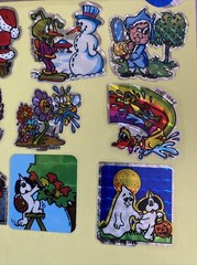 Lot of Vintage BJ ’ Sticker of the Month Club 1983 1984 Prism plus I love LA